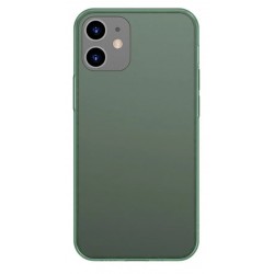 Baseus Frosted Glass Cover til iPhone 12/12 Pro Grøn