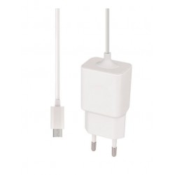maXlife Micro USB Oplader Bundle, 2.1A, 1 Meter Kabel, Hvid