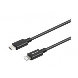 Essentials USB-C til Lightning Kabel, 20cm, Sort