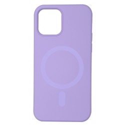 Essentials iPhone 12/12 Pro Silicone MagSafe Cover, Lilla