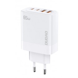 Dudao A65EU Adapter 65Watt GaN 2xUSB-C + 2xUSB-A