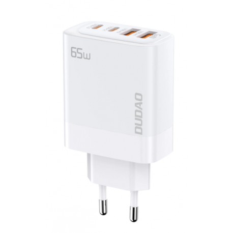 Dudao A65EU Adapter 65Watt GaN 2xUSB-C + 2xUSB-A