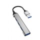 Dudao - USB-A HUB - USB-A 2.0 x3 - USB-A 3.0 - Input: USB-A