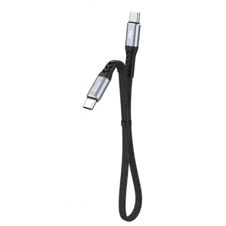 Dudao L10C USB-C to USB-C cable 100W 0.23m sort