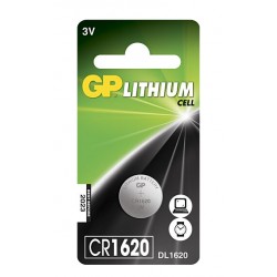 GP Lithium CR1620 3V.