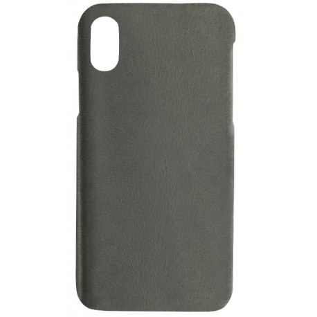 Essentials iPhone X/XS Læder Cover, Grå