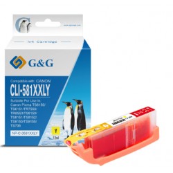 G&G Canon 581XXL blækpatron Gul
