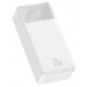 Baseus Bipow Powerbank - Hvid - 30000 mAh