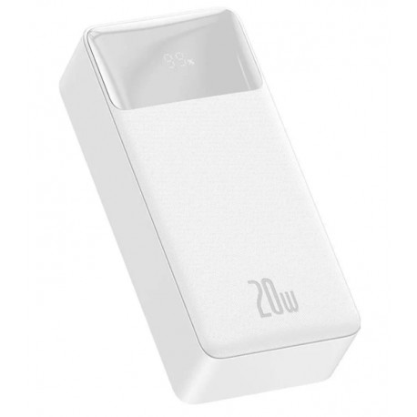 Baseus Bipow Powerbank - Hvid - 30000 mAh