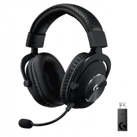 Logitech G Pro X - Headset - fuld størrelse - LIGHTSPEED - trådløs - støjisolerende