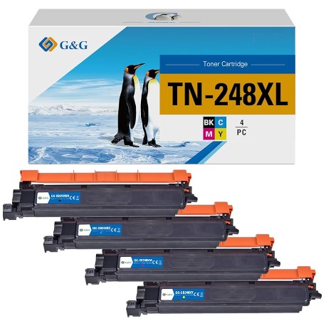 G&G Brother TN248XL Sort Toner, ca. 3000 Sider