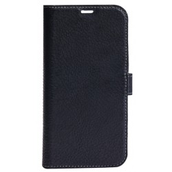 Essentials iPhone 12 Mini Cover, Læder Sort