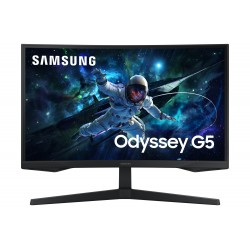 Samsung Odyssey G5  27" - gaming - kurvet - 2560 x 1440 QHD @ 165 Hz - VA - 300 cd/m² - 2500:1 - HDR10 - 1 ms - 