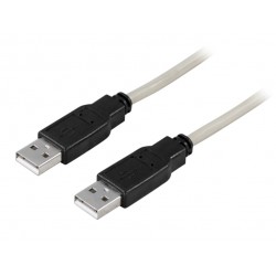 Deltaco USB-A til USB-A Kabel 3 Meter