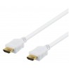 Deltaco HDMI Kabel 10 Meter Hvid High Speed 4K UHD