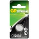 GP Lithium Knapcelle Batteri CR2016