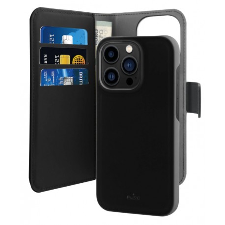 Puro iPhone 14 Pro Cover, Sort 2-i-1