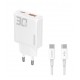 Dudao A30EU USB-C Oplader Bundle 30W (1xUSB-C & 1xUSB-A)