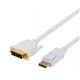 Deltaco Displayport til DVI-D 1 Meter