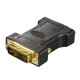 Deltaco DVI-A til VGA Adapter, Han/Hun