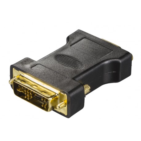 Deltaco DVI-A til VGA Adapter, Han/Hun