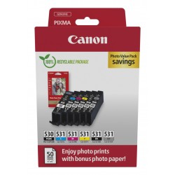 Canon 530 531 Sampak Originale Blækpatroner