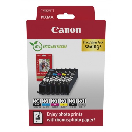 Canon 530 531 Sampak Originale Blækpatroner