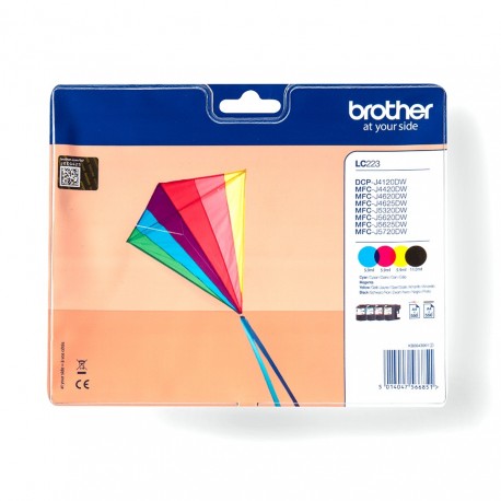 Brother LC223 Sampak Originale Blækpatroner