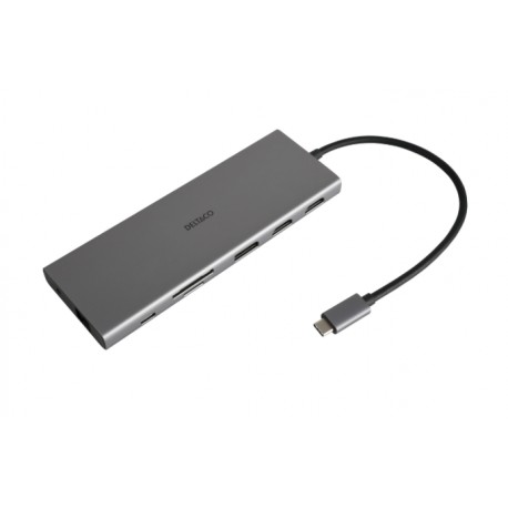 Deltaco USB-C Docking Station