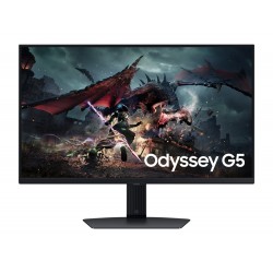 Samsung Odyssey G5 27" Gaming Pivot Skærm | 2560x1440 @ 180Hz IPS - 1ms