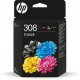 HP 308 Sort Gul Cyan Magenta Blæk