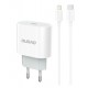 Dudao A14EUL Adapter 20Watt 1xUSB-C (1m USB-C to Lightning cable included) Hvid