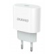 Dudao A14EU Adapter 20Watt 1xUSB-C Hvid