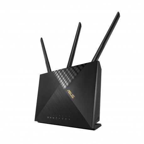 ASUS 4G-AX56 - Trådløs router - WWAN 4-port switch - 1GbE - Wi-Fi 6