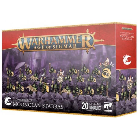 Warhammer - AOS - Destruction -  MOONCLAN STABBAS - Gloomspite Gitz