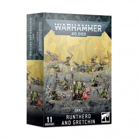 40,000 - Xenos - Orks - RUNTHERD AND GRETCHIN