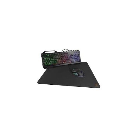 Deltaco Gaming Bundle - Mus, Tastatur, Musemåtte
