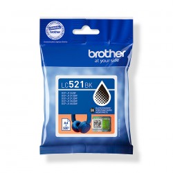 Brother LC521BK Sort 500 sider