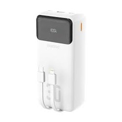 Dudao K15Max powerbank 30000mAh 22.5 Watt Hvid