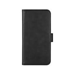 Essentials iPhone 16 Plus PU wallet, recycled, 3 cards, black
