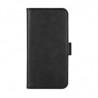 Essentials iPhone 16 Plus PU wallet, recycled, 3 cards, black