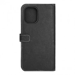 Essentials iPhone 16 Plus leather Mag wallet, detach, magnetic, black