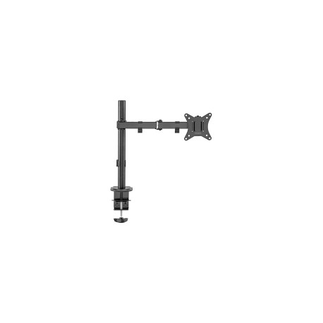 DELTACO Single Desk mount, tilt, swivel, rotate, 13-32", 9 kg, black