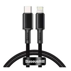 Baseus High Density USB-C til Lightning kabel 20W 1m sort