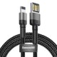 Baseus High Density USB-C til Lightning kabel 20W 1m sort