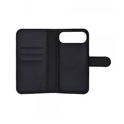 DELTACO Wallet case for iPhone Air, stand function, black