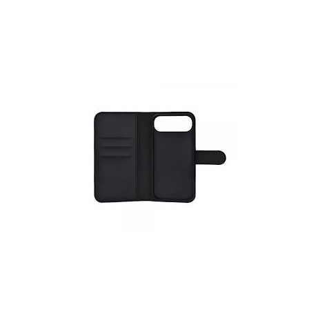 DELTACO Wallet case for iPhone Air, stand function, black