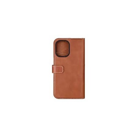 Essentials iPhone 16 leather Mag wallet, detachable, magnetic, brown