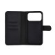 DELTACO Wallet case for iPhone 17 Pro Max, stand function, black