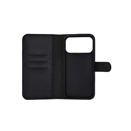 DELTACO Wallet case for iPhone 17 Pro Max, stand function, black